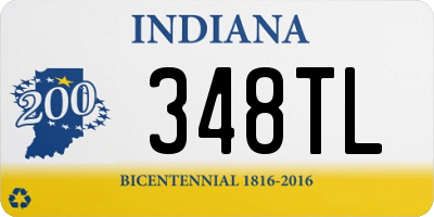 IN license plate 348TL