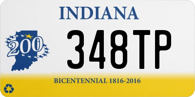 IN license plate 348TP