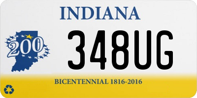 IN license plate 348UG