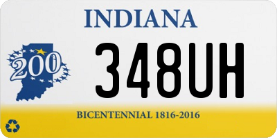 IN license plate 348UH
