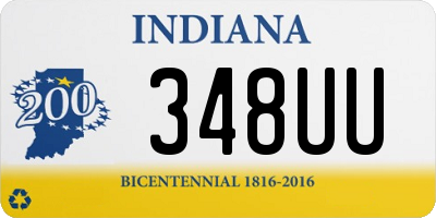 IN license plate 348UU