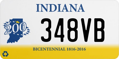 IN license plate 348VB