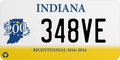 IN license plate 348VE