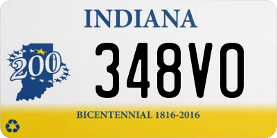 IN license plate 348VO