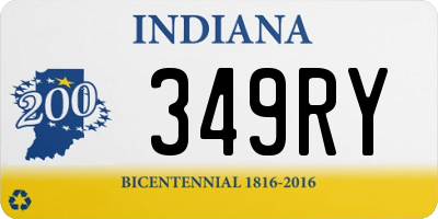 IN license plate 349RY