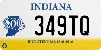 IN license plate 349TQ