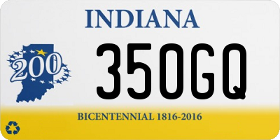 IN license plate 350GQ