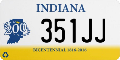 IN license plate 351JJ