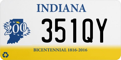 IN license plate 351QY