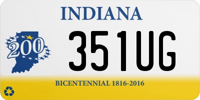 IN license plate 351UG