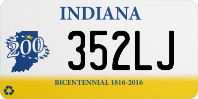 IN license plate 352LJ