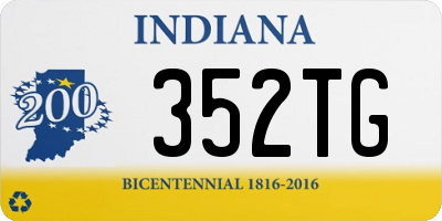 IN license plate 352TG