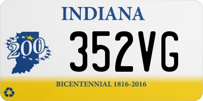 IN license plate 352VG