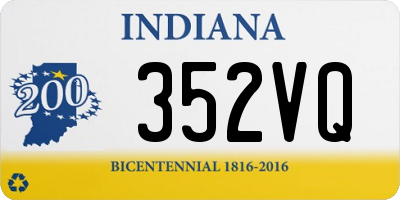 IN license plate 352VQ