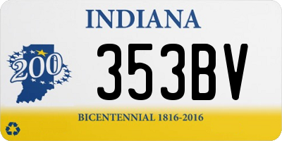 IN license plate 353BV