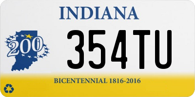 IN license plate 354TU