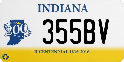 IN license plate 355BV