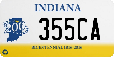 IN license plate 355CA