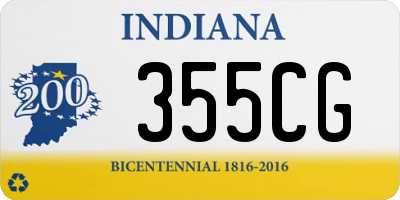 IN license plate 355CG