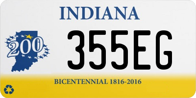 IN license plate 355EG