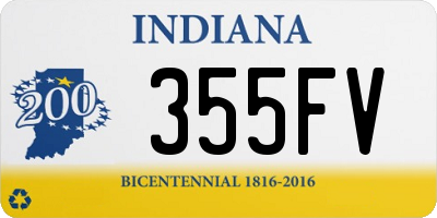 IN license plate 355FV