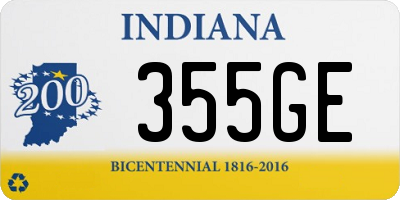 IN license plate 355GE