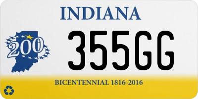 IN license plate 355GG