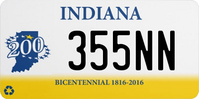 IN license plate 355NN