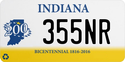 IN license plate 355NR