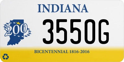 IN license plate 355OG