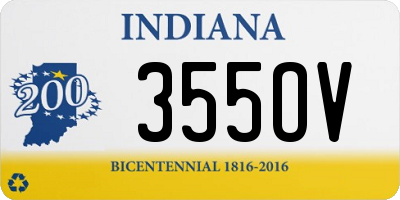 IN license plate 355OV