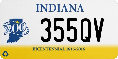 IN license plate 355QV