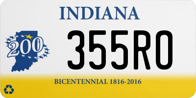 IN license plate 355RO