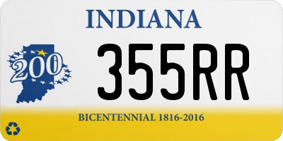 IN license plate 355RR