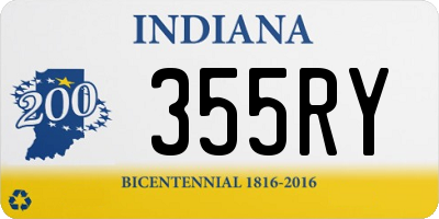 IN license plate 355RY