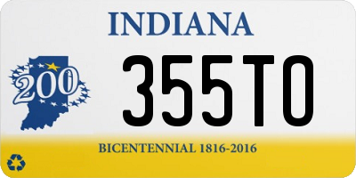 IN license plate 355TO