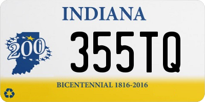 IN license plate 355TQ