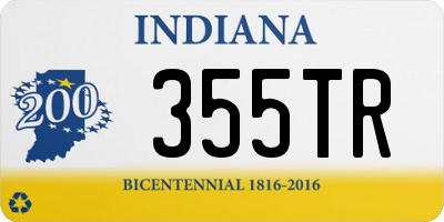 IN license plate 355TR