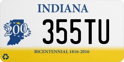 IN license plate 355TU