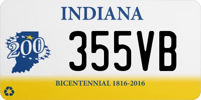 IN license plate 355VB