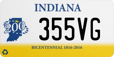 IN license plate 355VG