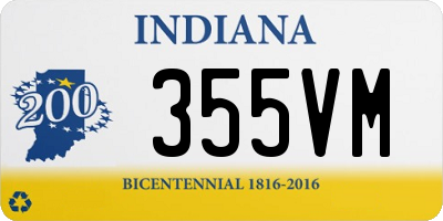 IN license plate 355VM