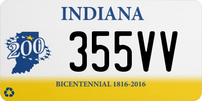 IN license plate 355VV