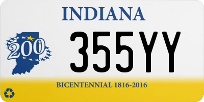 IN license plate 355YY