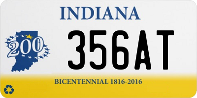 IN license plate 356AT