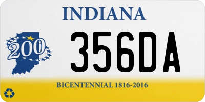 IN license plate 356DA