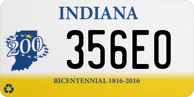 IN license plate 356EO