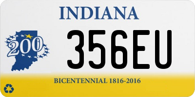 IN license plate 356EU