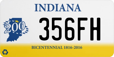 IN license plate 356FH