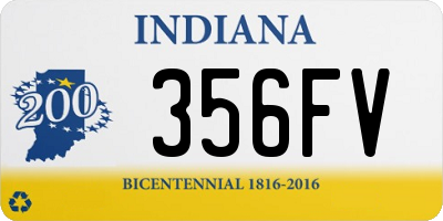 IN license plate 356FV